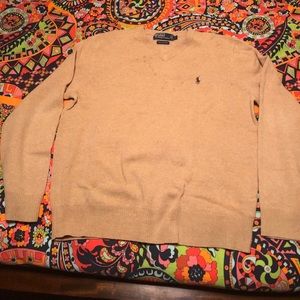 Men’s Polo V-Neck Sweater